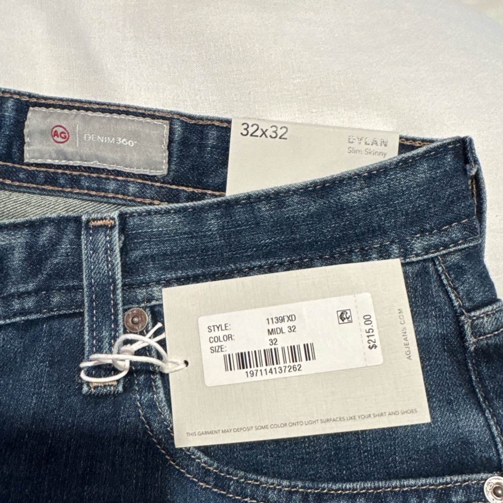 Ag Adriano Goldschmied Men's Dark Blue Jeans